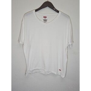 LEVI'S V-NECK  Men's Tees  T -SHIRT  100% COTTON  SIZE Large